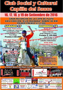 Afiche del Raíd Elio Maidana edición 26